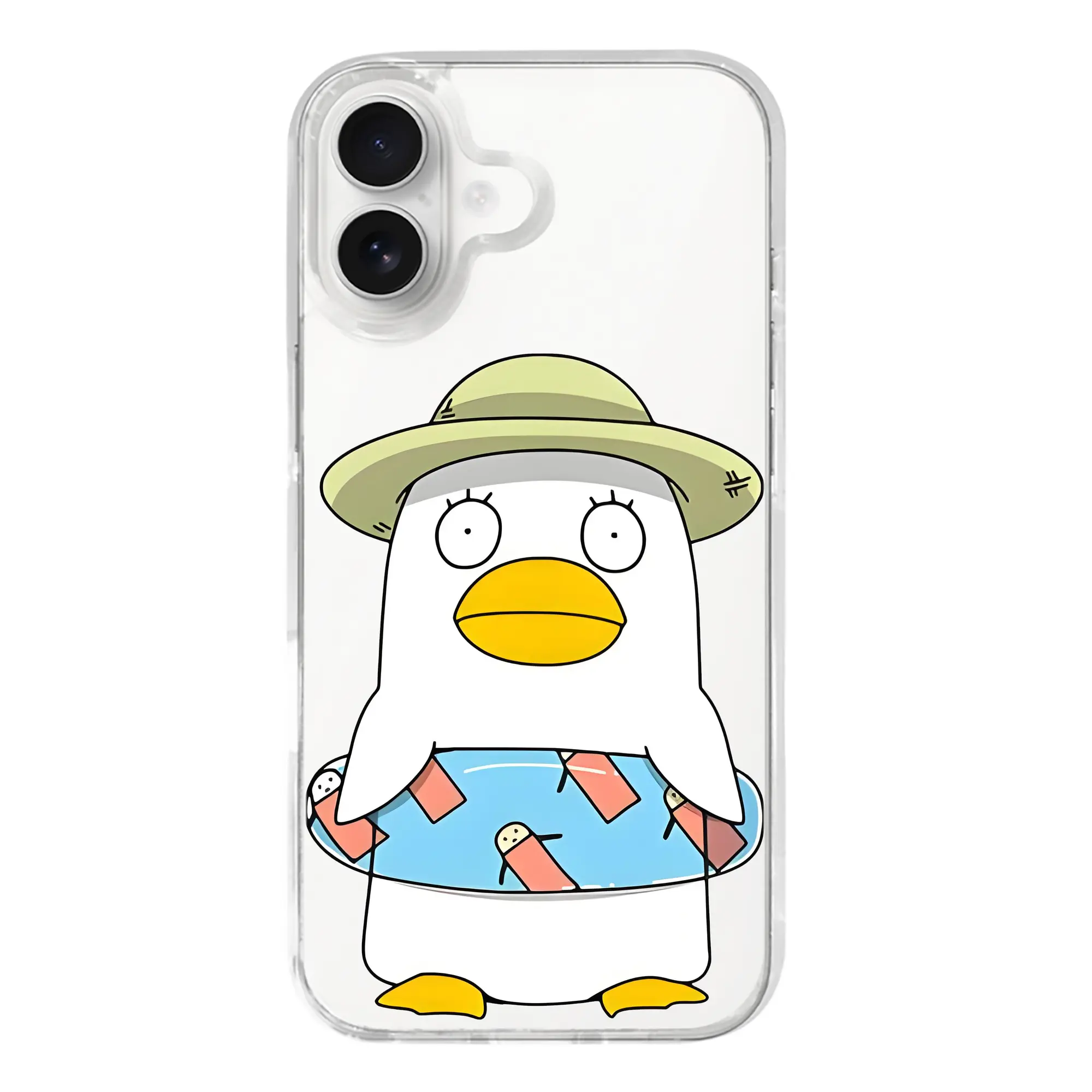 銀魂 グッズ エリザベス - iPhone 17シリーズ 透明スマホケース – 薄型・耐衝撃・精密フィット保護カバー